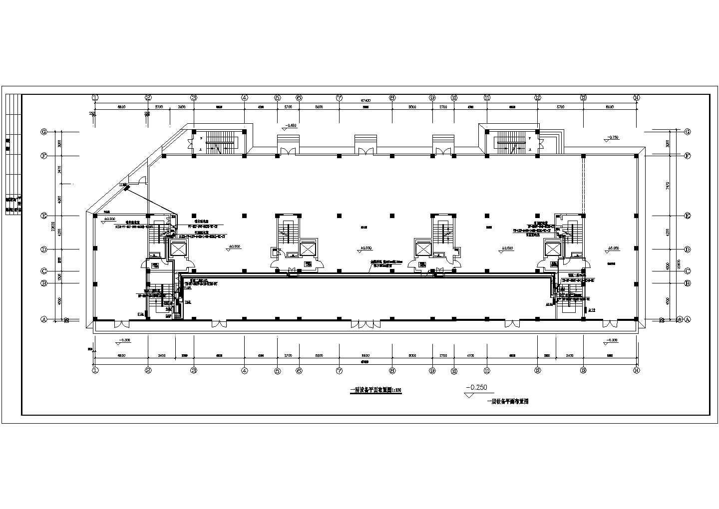 某十七层住宅电气照明设计CAD施工图
