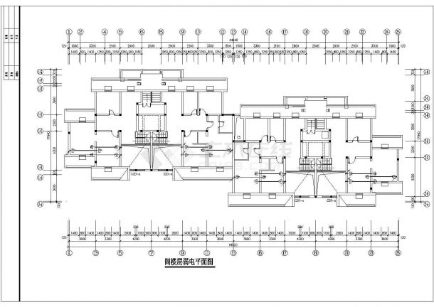 某地高级住宅电气设计CAD施工图-图二