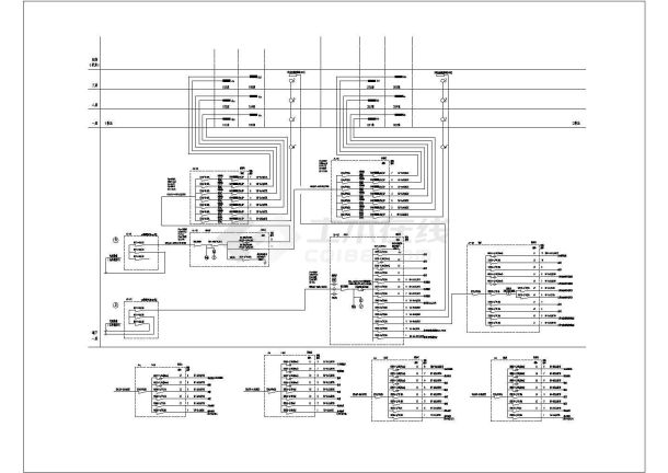 高档住宅强电气设计CAD施工图纸-图二