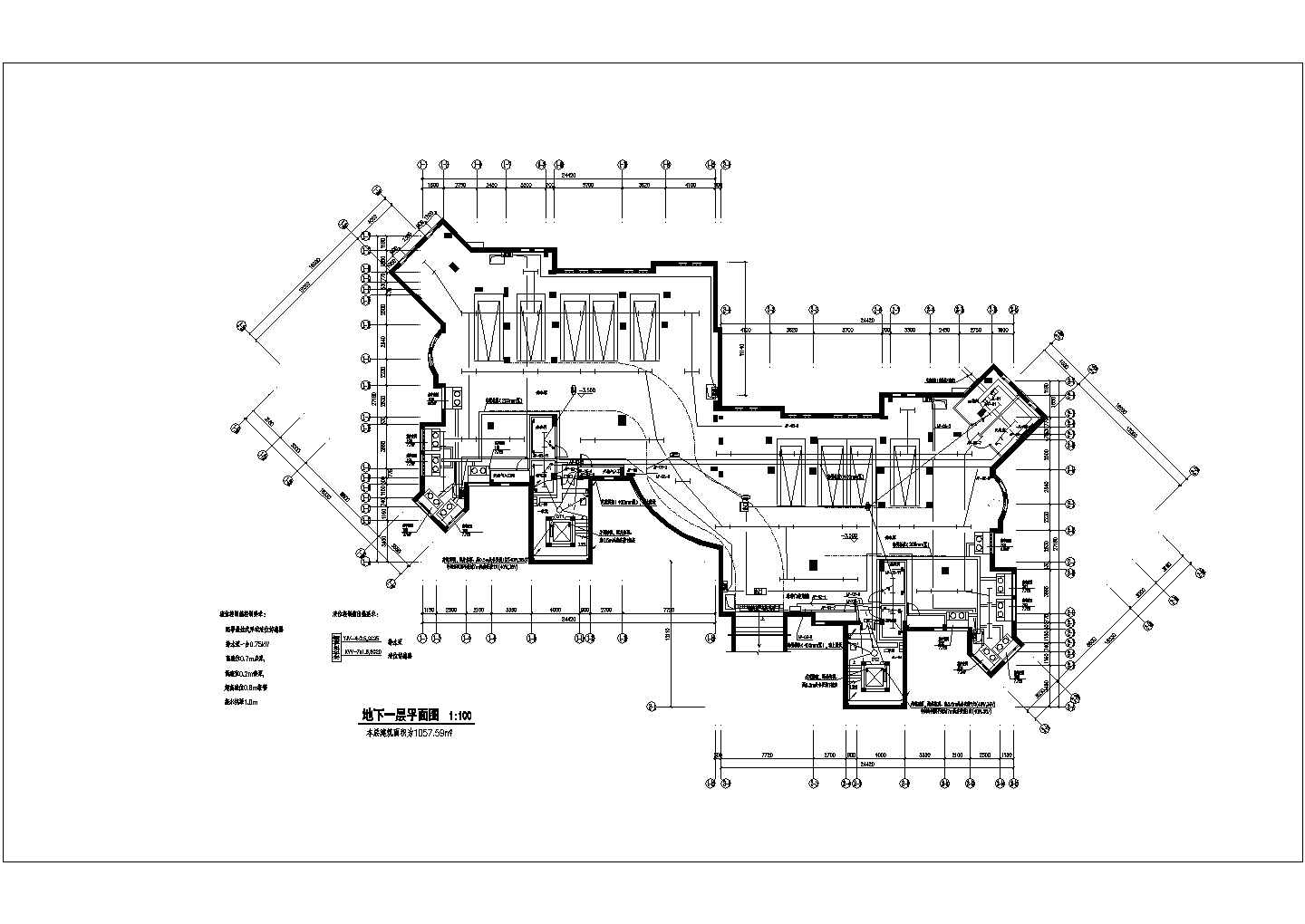 高档住宅强电气设计CAD施工图纸