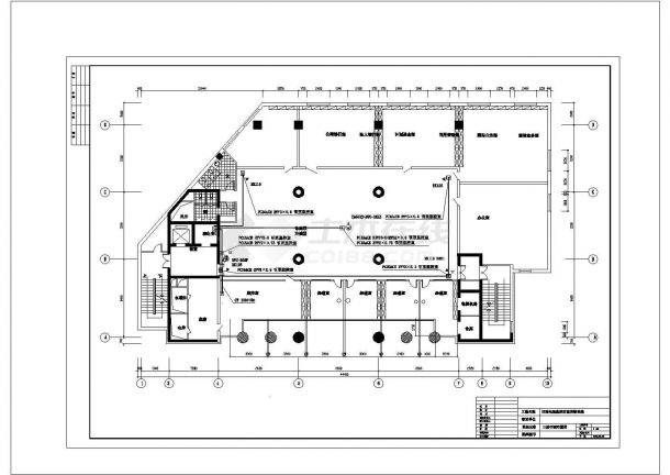 办公楼全套电气设计施工CAD图61-图二
