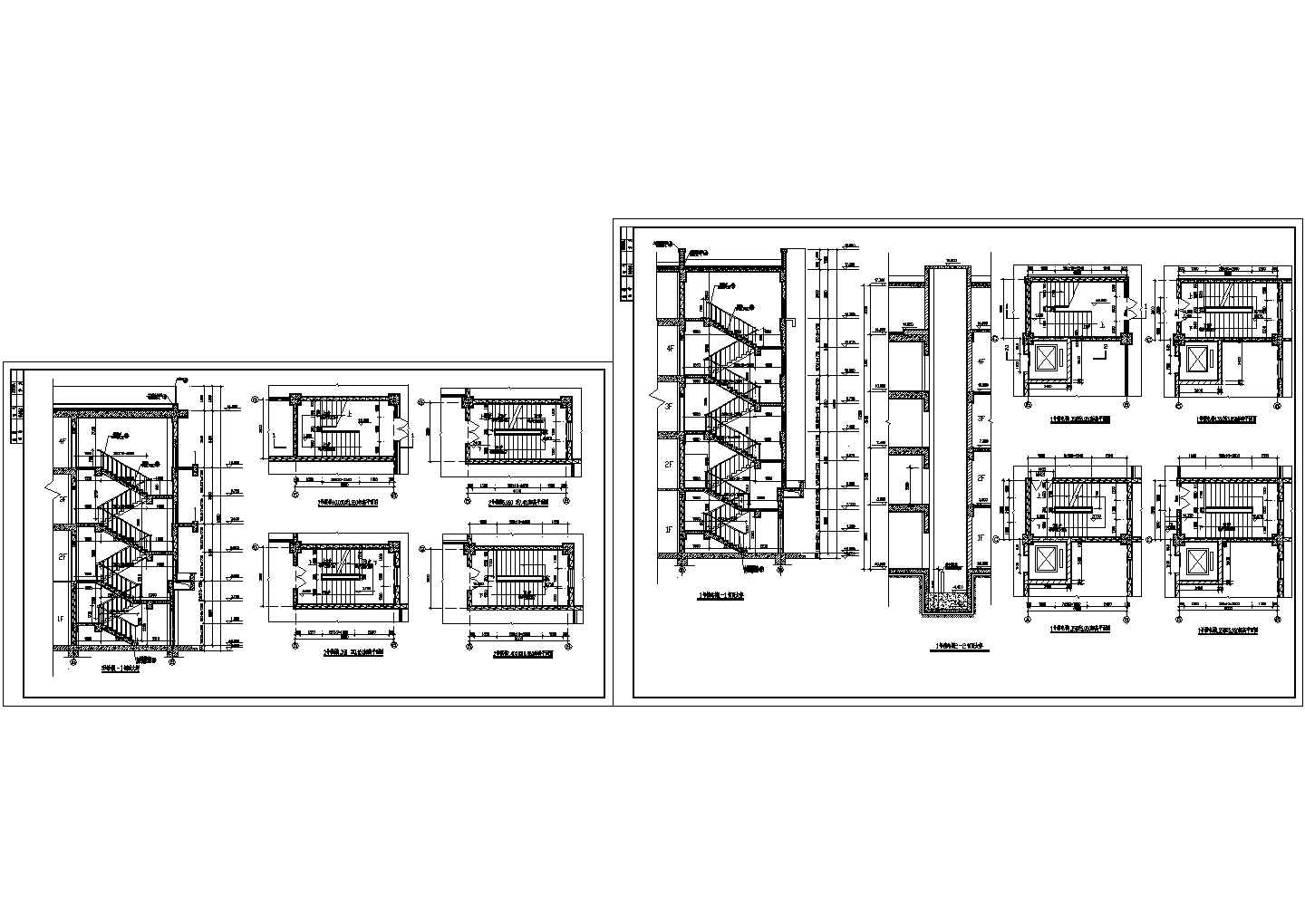 设计院钢结构电梯井设计施工图