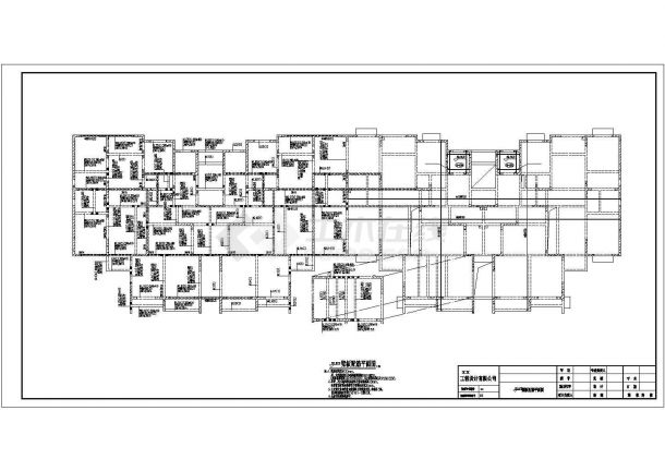 某地下两层储藏室地上18层剪力墙结构设计图-图二