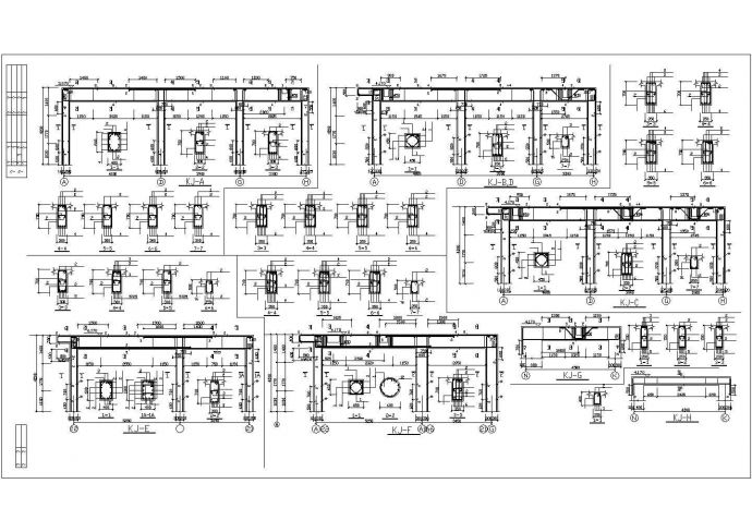 某底框住宅结构设计图（标注详细）_图1