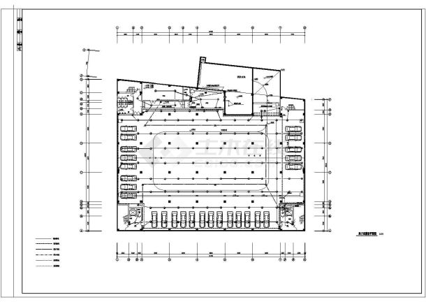 某商场电气系统设计方案及施工全套CAD图纸-图一