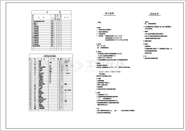 某美企办公楼全套电气设计施工CAD图-图一