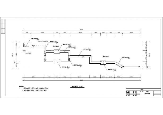 某工程栈桥景观园林CAD设计施工图_图1
