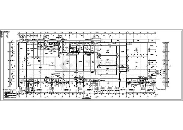 某钢结构大型厂房建筑全套CAD施工图纸-图二