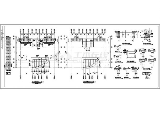 某纯剪力墙十九层住宅楼建筑结构CAD设计施工图-图二
