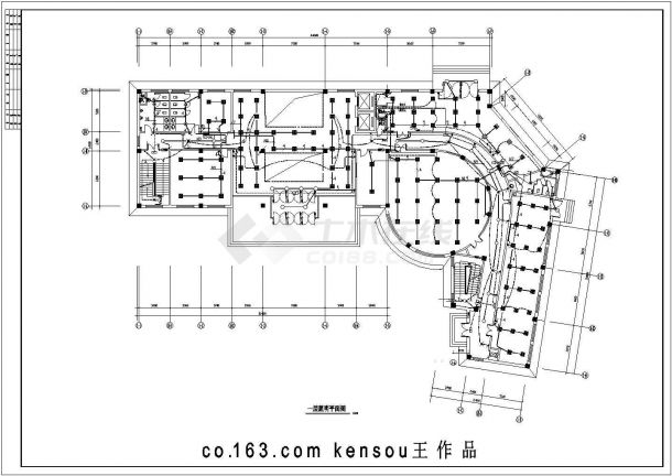 办公楼电气设计施工方案全套CAD详图-图二