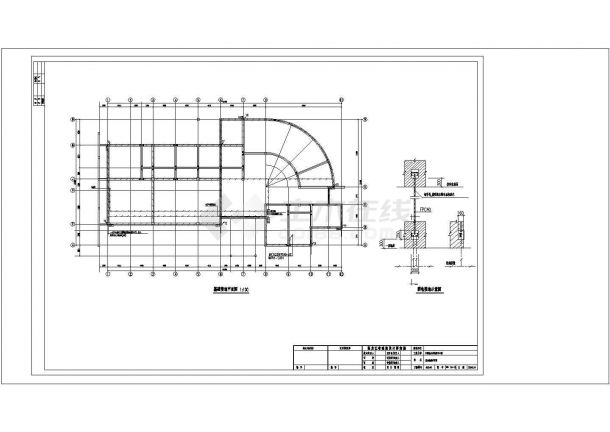 某水库调度中心楼电气cad施工平面图纸全套-图二