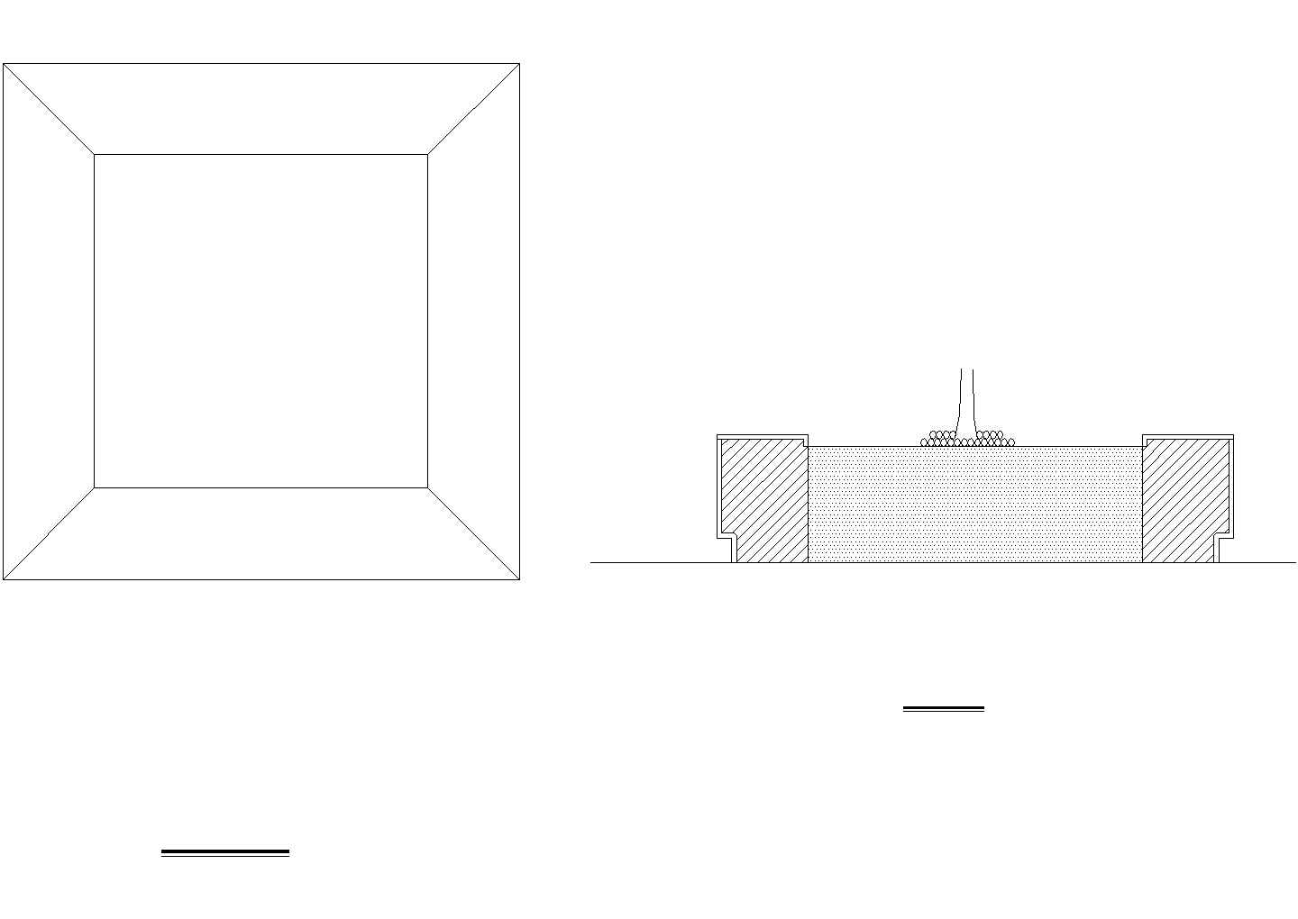 广场树池结构CAD参考图