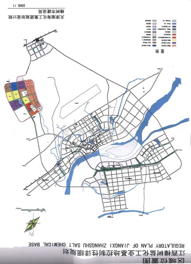 江西樟树城市规划图-图一
