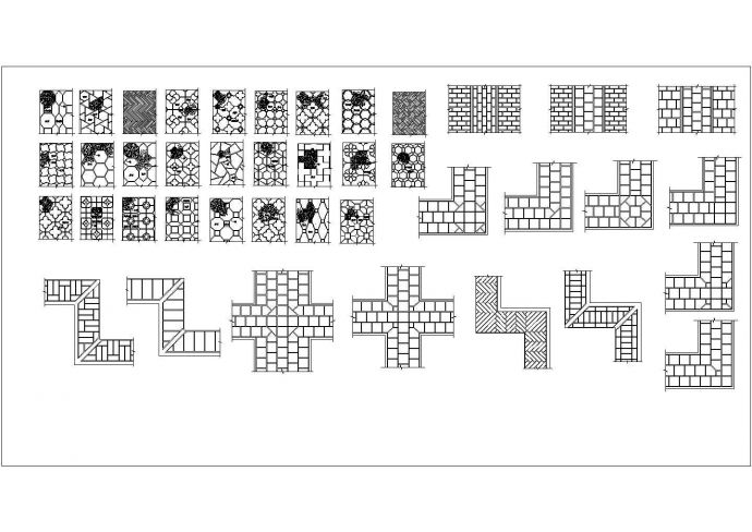 室内装修铺装常用的cad素材图块_图1