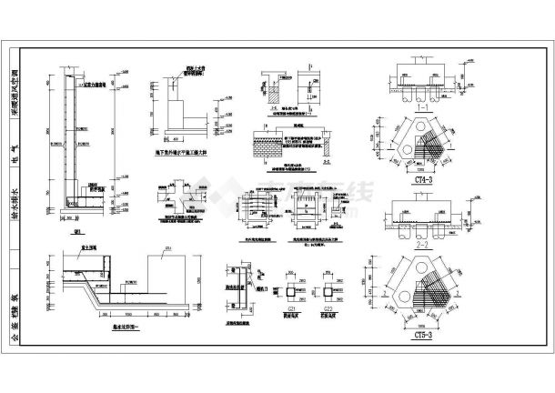 某高层框架剪力墙商品房建筑结构CAD设计图-图二