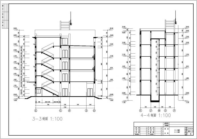 某大型公司办公楼建筑设计CAD施工图_图1
