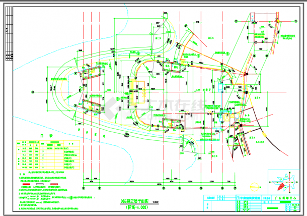 某地科学中心C\D区建筑设计施工图（含效果图）-图一