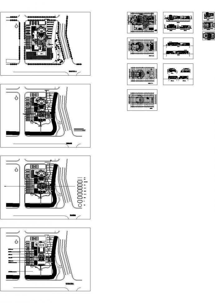 中小型影剧院建筑CAD图纸_图1