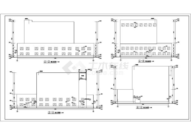 某城市地区供热锅炉房建筑结构施工图纸-图一