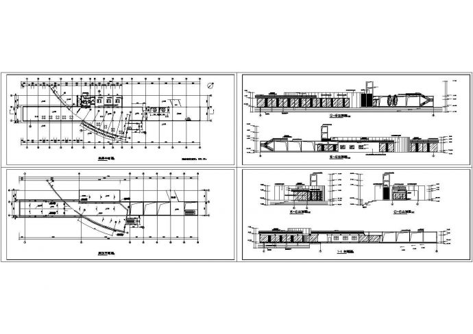 一层茶吧建筑设计图（长78.9米 宽12.2米 ）_图1