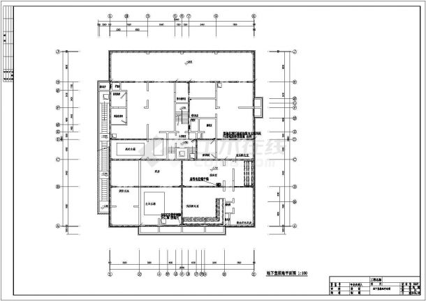某地十二层住宅楼电气设计CAD施工图-图二