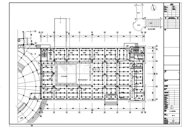 某科技馆电气的完整cad施工图纸-图二