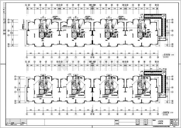 小高层住宅楼电气设计方案CAD施工图-图二