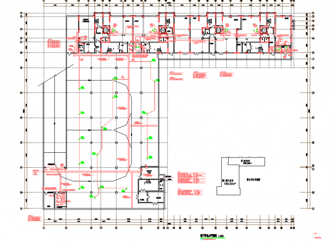 某综合楼电力电气cad施工设计图_图1
