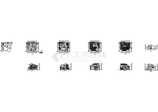 经典别墅（带效果图）-图一