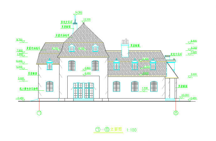 某市三层医疗所建筑方案CAD设计图纸_图1