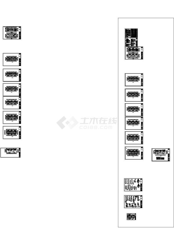 江苏苏州居住小区给排水设计施工图（别墅、地下室），共11张图纸-图二