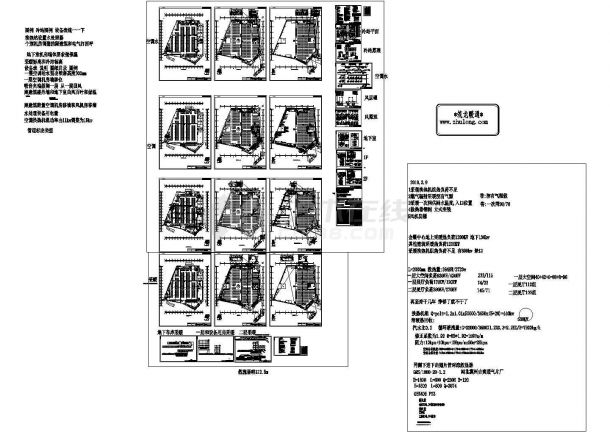 【牡丹江】某会展中心采暖空调施工设计图纸，共17张图纸-图一