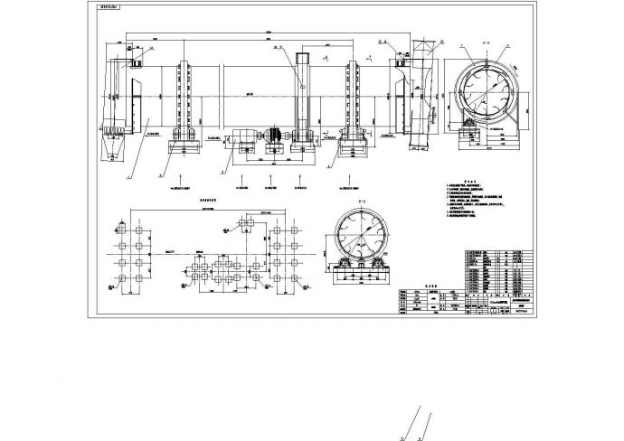 滚筒干燥机CAD全套图纸._图1