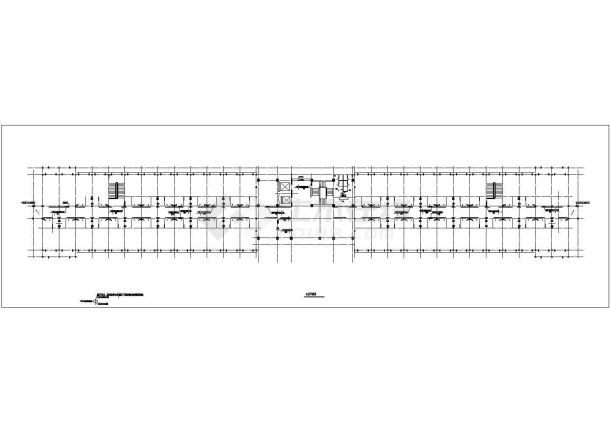 [河北]某五层中式风格敬老院建筑的完整CAD扩初图-图二