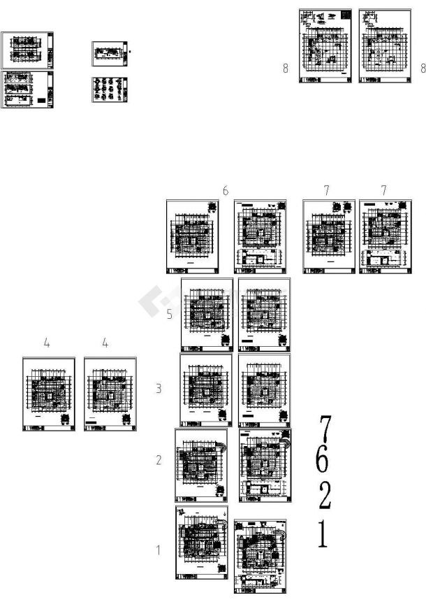 [河北]旧村改造商办楼电气施工图（含负荷计算表）-图一