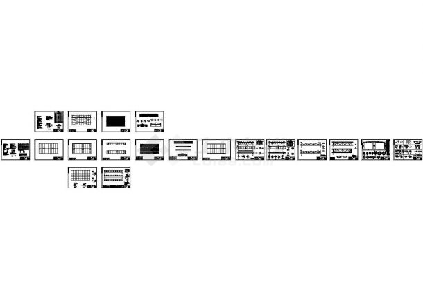 2×21米跨，80米长装配车间毕业设计（计算书、施组、建筑、结构图），共15张图纸-图一