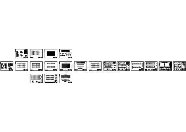 2×21米跨，80米长装配车间毕业设计（计算书、施组、建筑、结构图），共15张图纸-图二