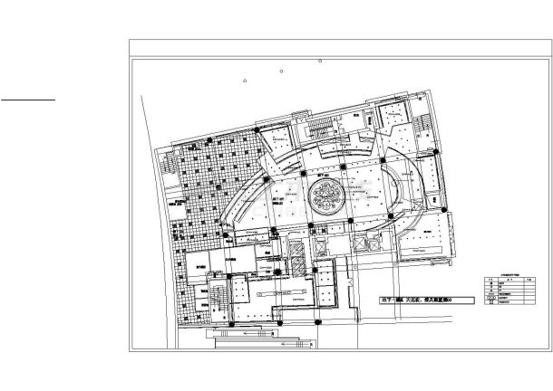 中关村餐厅建筑施工CAD设计图纸-图二