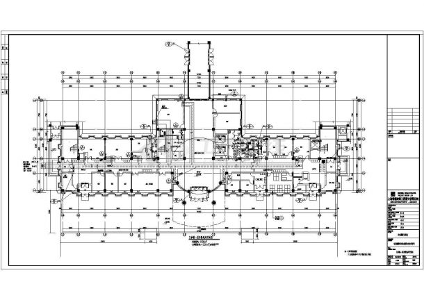 某中心医院门诊楼施工设计全套CAD图纸-图二