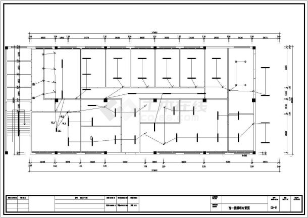 住宅楼电气设计全套CAD施工图纸-图一