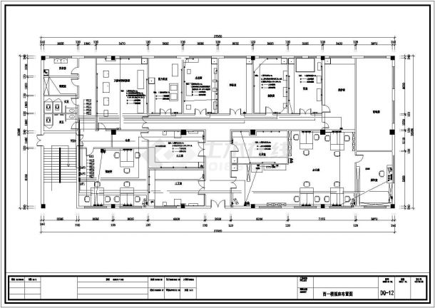 住宅楼电气设计全套CAD施工图纸-图二