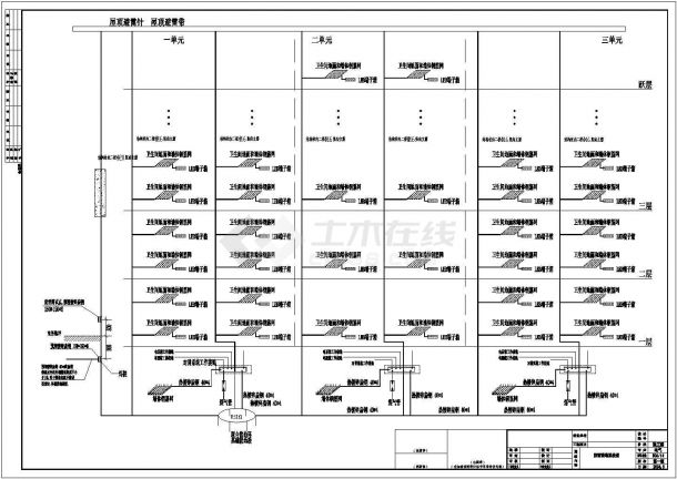 某地豪华住宅楼电气CAD施工设计图-图二
