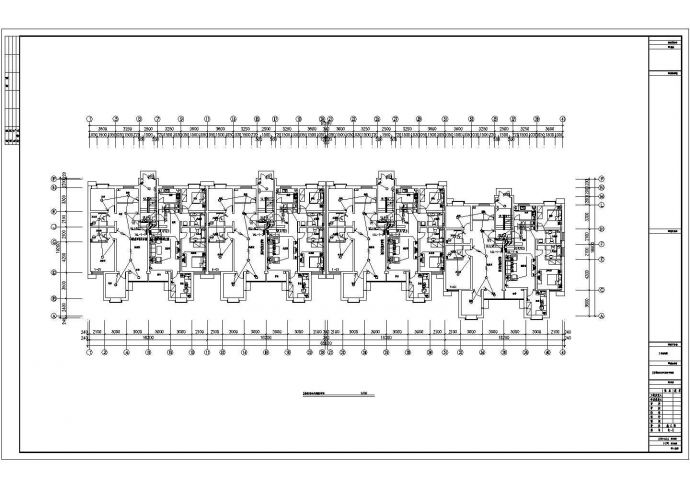 某多层高级住宅楼电气CAD施工设计图_图1