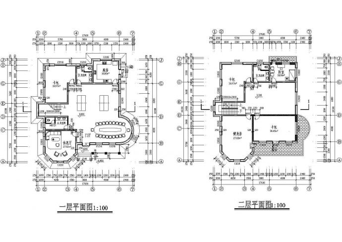 精装高级会所的完整的cad建筑全套施工图纸_图1
