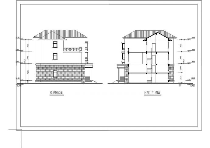 某地小住宅方案建筑设计图纸（节点详细）_图1
