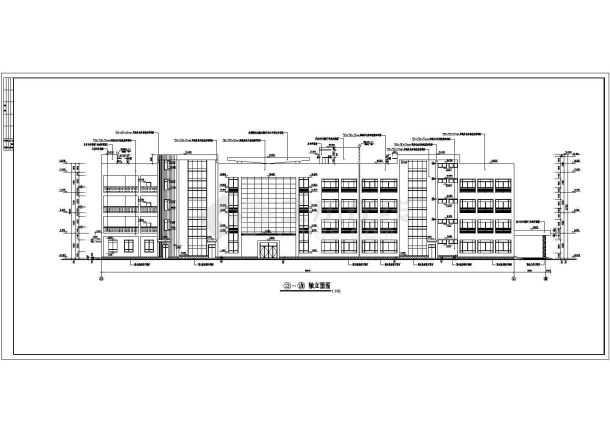 某四层医院门诊大楼建筑方案详情图-图二