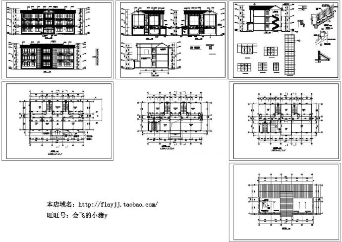 某3层1295.18平米青少年活动中心设计cad建筑施工图（大院设计）_图1