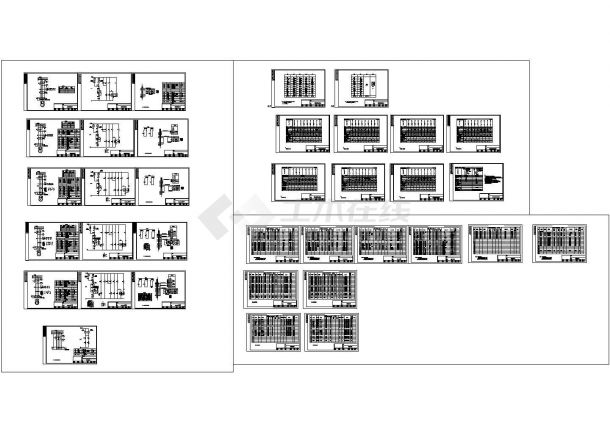 污水处理厂低压配电成套设计电气图纸（共36张）-图一