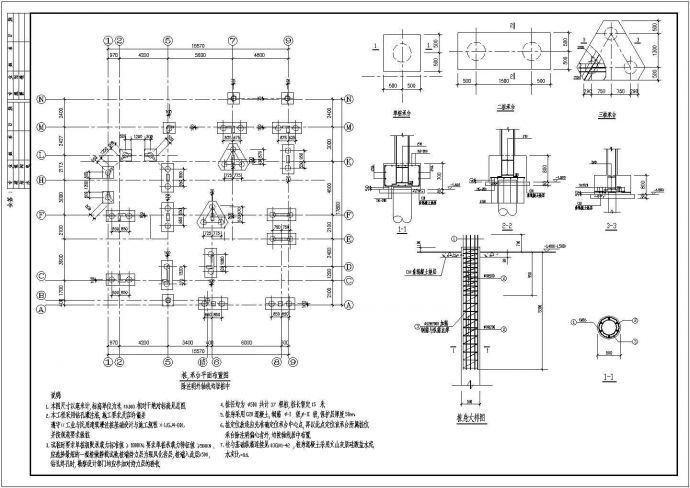 别墅建筑结构全套设计方案CAD图纸_图1