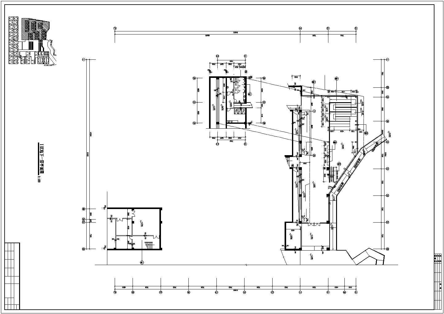 某地区博物馆建筑施工设计CAD图